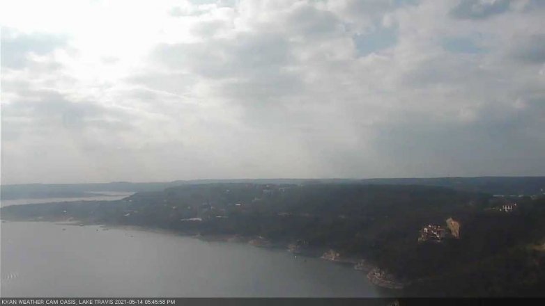 Lake Travis webcam, May 14, 2021 5:45 PM CT
