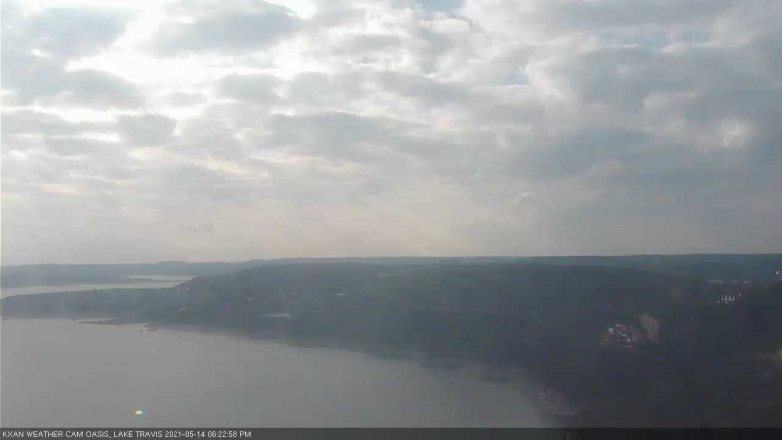 Lake Travis webcam, May 14, 2021 6:25 PM CT