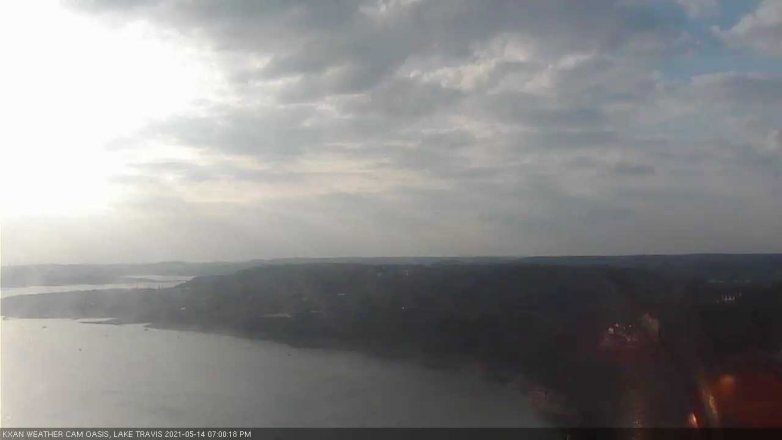 Lake Travis webcam, May 14, 2021 7:00 PM CT
