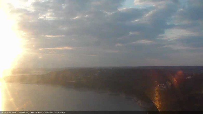 Lake Travis webcam, May 14, 2021 7:45 PM CT