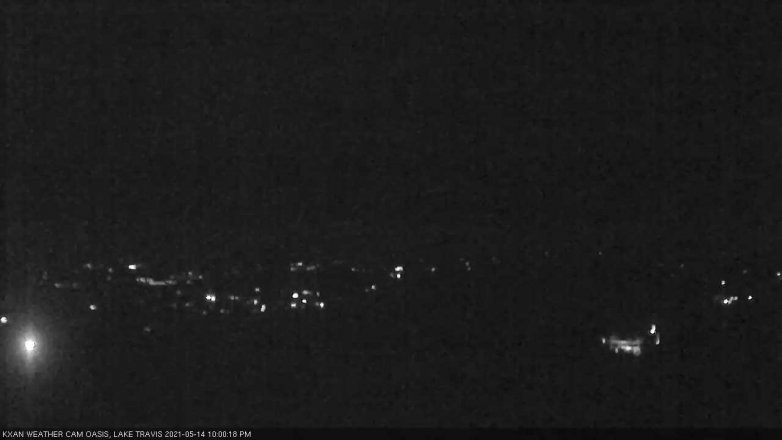Lake Travis webcam, May 14, 2021 10:00 PM CT