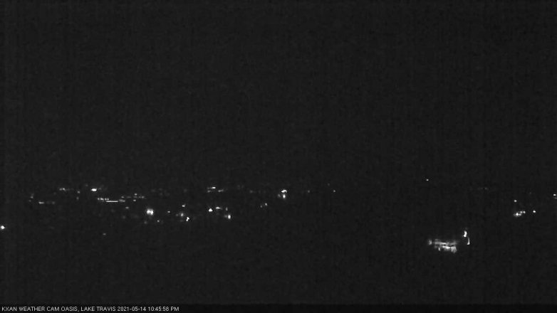 Lake Travis webcam, May 14, 2021 10:45 PM CT