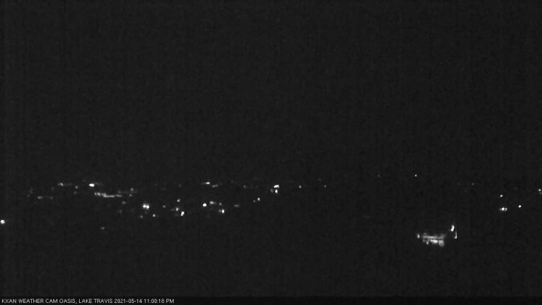 Lake Travis webcam, May 14, 2021 11:00 PM CT