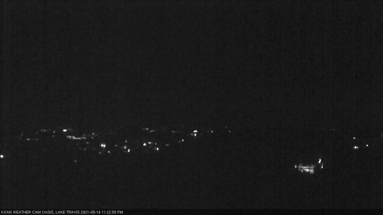 Lake Travis webcam, May 14, 2021 11:25 PM CT