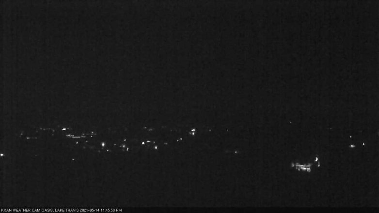 Lake Travis webcam, May 14, 2021 11:45 PM CT
