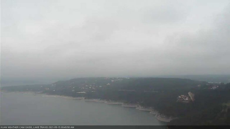 Lake Travis webcam, May 15, 2021 9:45 AM CT