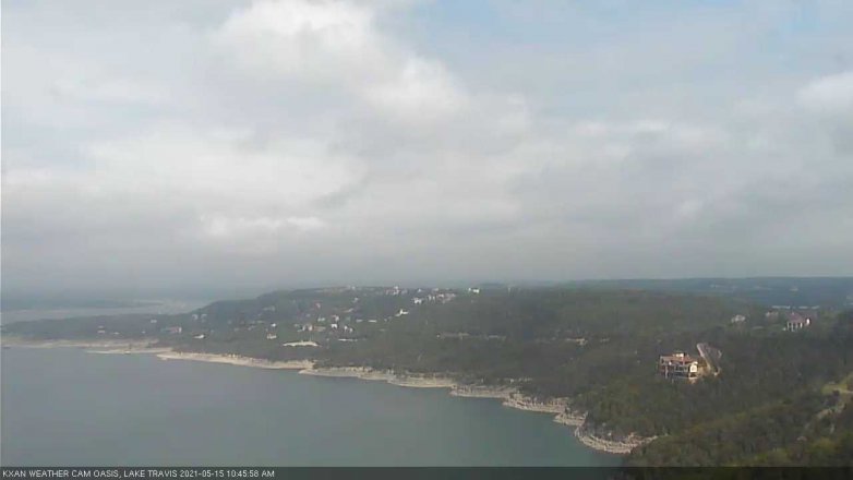 Lake Travis webcam, May 15, 2021 10:45 AM CT