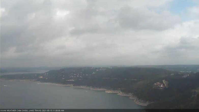 Lake Travis webcam, May 15, 2021 11:00 AM CT