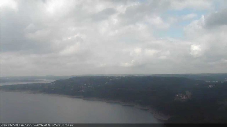 Lake Travis webcam, May 15, 2021 11:25 AM CT