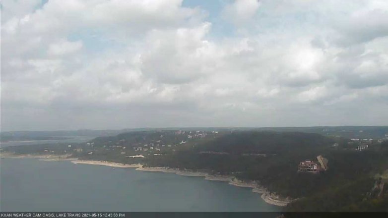 Lake Travis webcam, May 15, 2021 12:45 PM CT