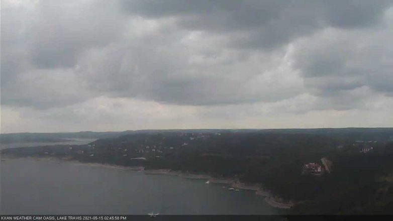 Lake Travis webcam, May 15, 2021 2:45 PM CT