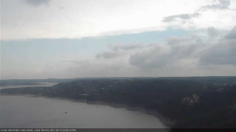Lake Travis webcam, May 15, 2021 3:00 PM CT