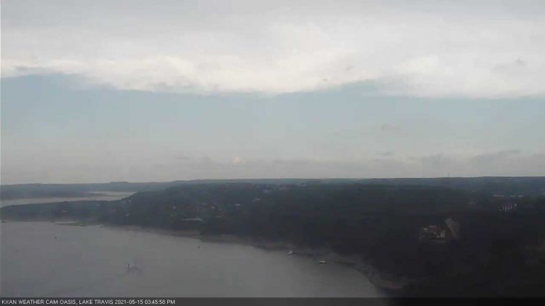 Lake Travis webcam, May 15, 2021 3:45 PM CT