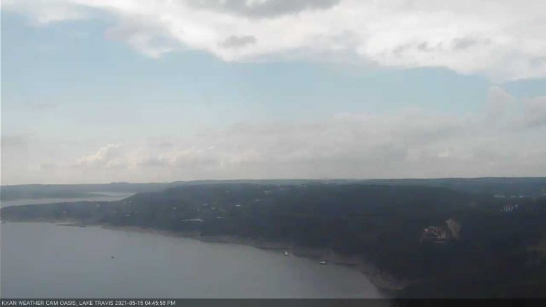 Lake Travis webcam, May 15, 2021 4:45 PM CT