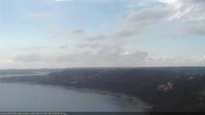 Lake Travis webcam, May 15, 2021 5:00 PM CT