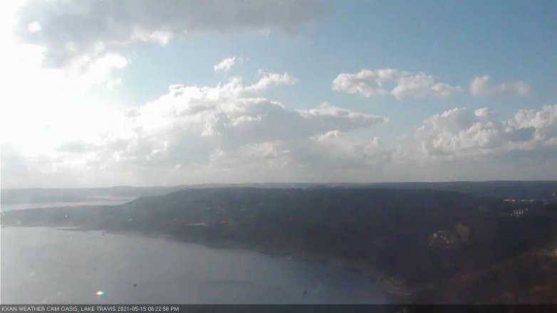 Lake Travis webcam, May 15, 2021 6:25 PM CT