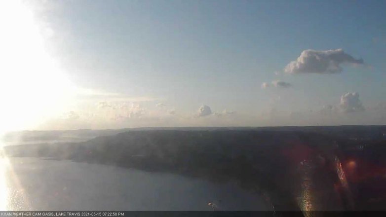 Lake Travis webcam, May 15, 2021 7:25 PM CT