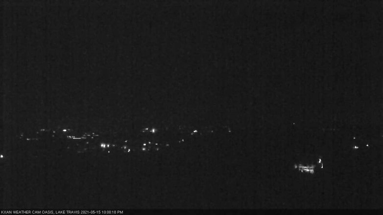 Lake Travis webcam, May 15, 2021 10:00 PM CT