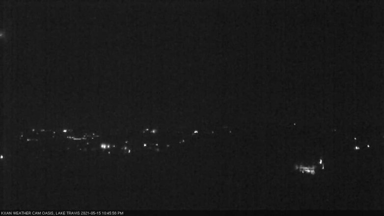Lake Travis webcam, May 15, 2021 10:45 PM CT