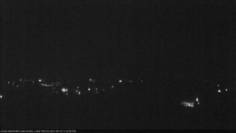 Lake Travis webcam, May 15, 2021 11:25 PM CT