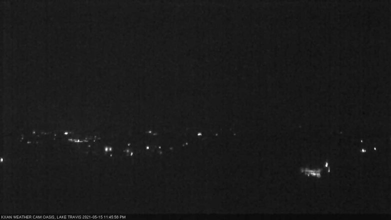Lake Travis webcam, May 15, 2021 11:45 PM CT
