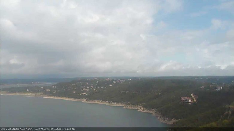 Lake Travis webcam, May 16, 2021 12:00 PM CT