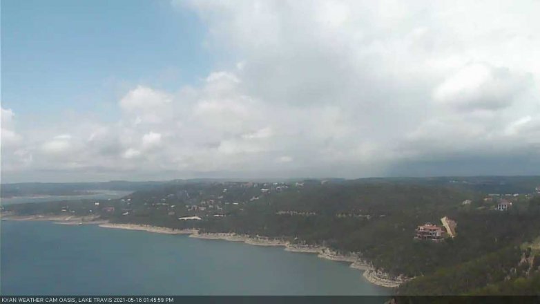 Lake Travis webcam, May 16, 2021 1:45 PM CT