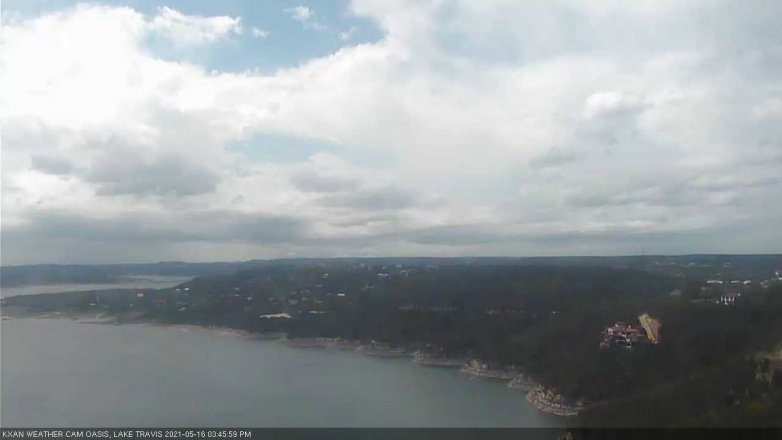 Lake Travis webcam, May 16, 2021 3:45 PM CT