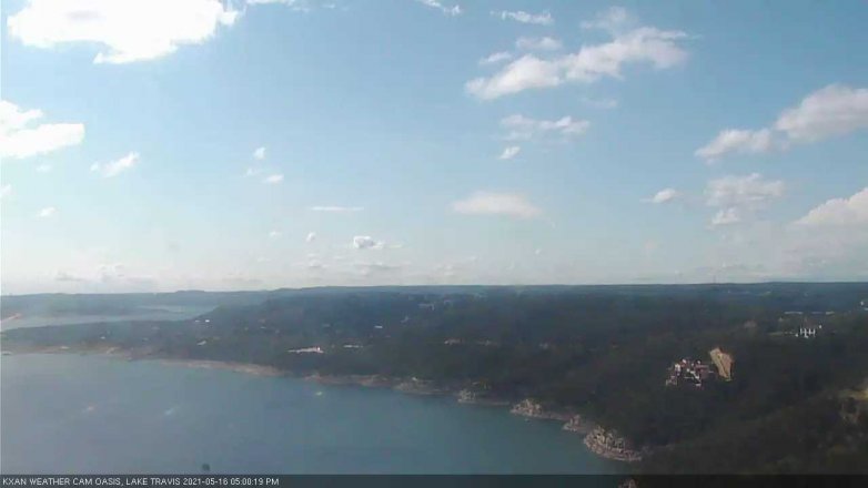 Lake Travis webcam, May 16, 2021 5:00 PM CT