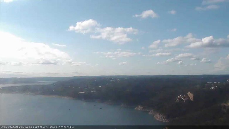 Lake Travis webcam, May 16, 2021 5:25 PM CT
