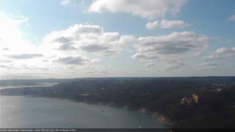 Lake Travis webcam, May 16, 2021 6:00 PM CT