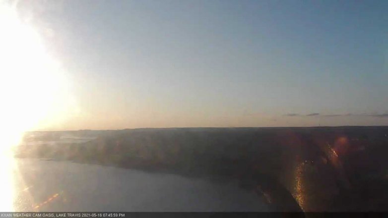 Lake Travis webcam, May 16, 2021 7:45 PM CT