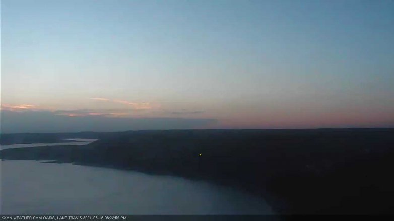 Lake Travis webcam, May 16, 2021 8:25 PM CT