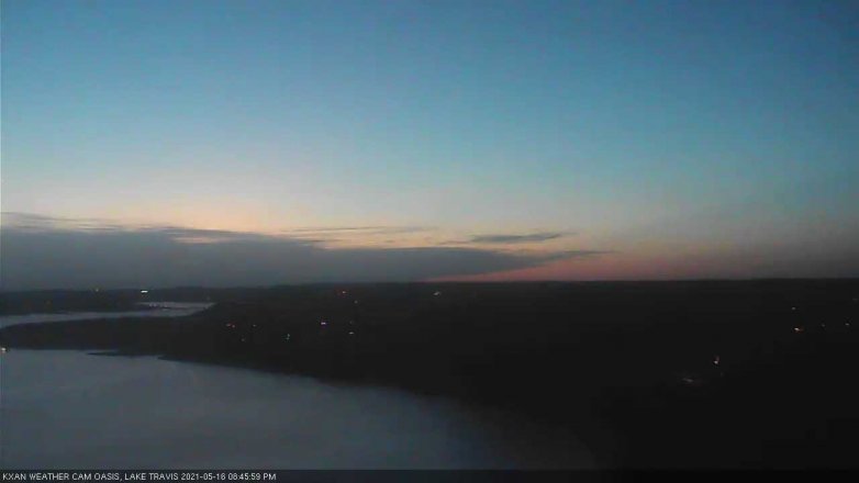 Lake Travis webcam, May 16, 2021 8:45 PM CT