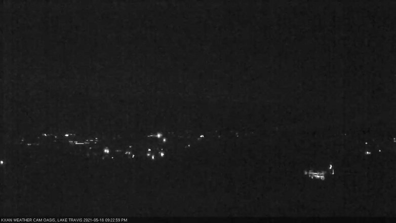 Lake Travis webcam, May 16, 2021 9:25 PM CT