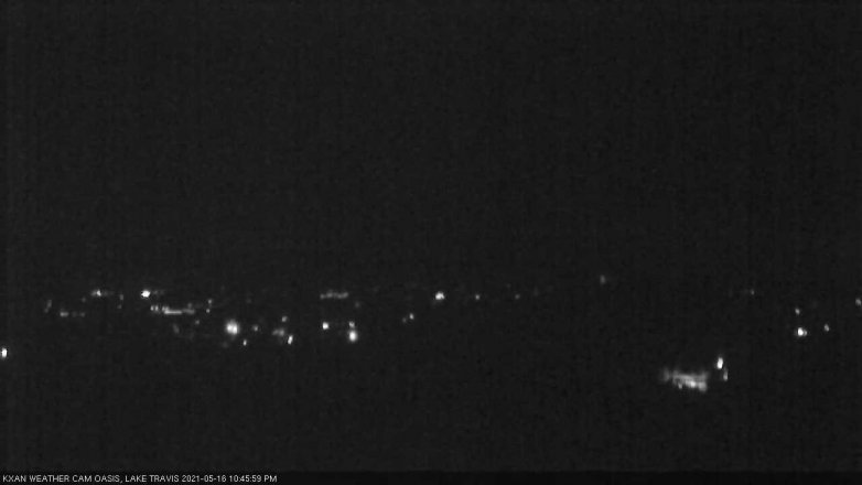 Lake Travis webcam, May 16, 2021 10:45 PM CT
