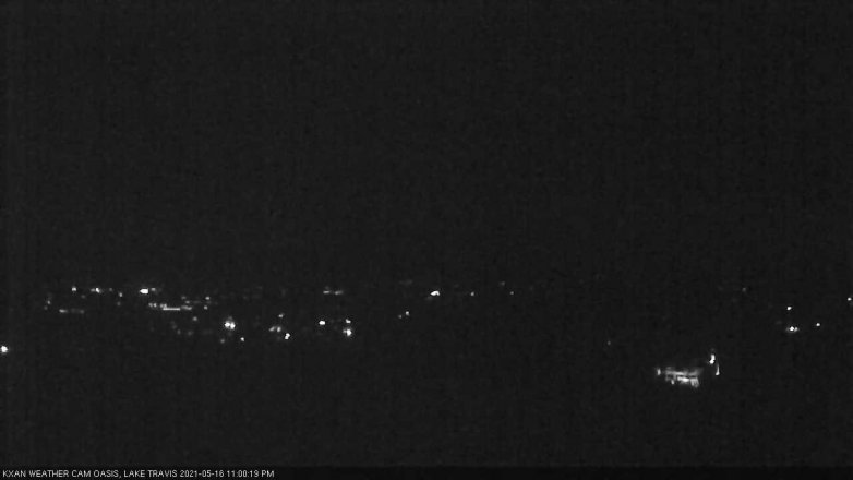 Lake Travis webcam, May 16, 2021 11:00 PM CT