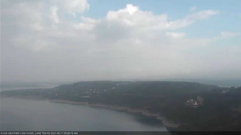 Lake Travis webcam, May 17, 2021 9:00 AM CT