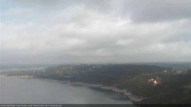 Lake Travis webcam, May 17, 2021 9:45 AM CT