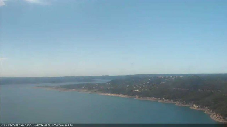 Lake Travis webcam, May 17, 2021 3:00 PM CT