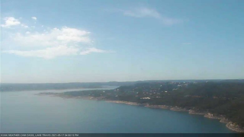 Lake Travis webcam, May 17, 2021 4:00 PM CT