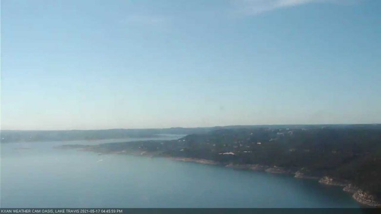 Lake Travis webcam, May 17, 2021 4:45 PM CT