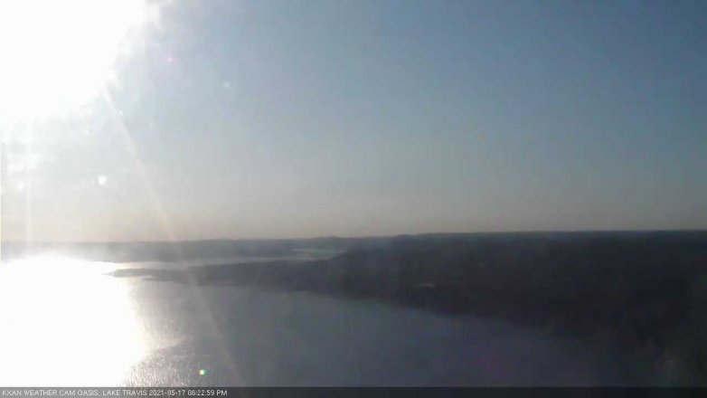 Lake Travis webcam, May 17, 2021 6:25 PM CT