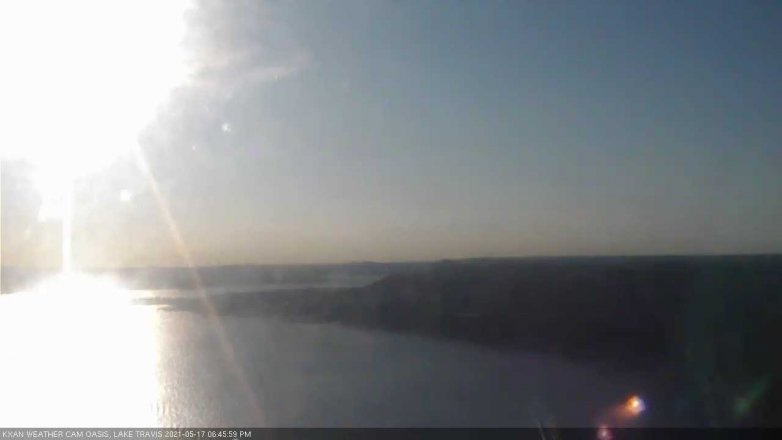 Lake Travis webcam, May 17, 2021 6:45 PM CT