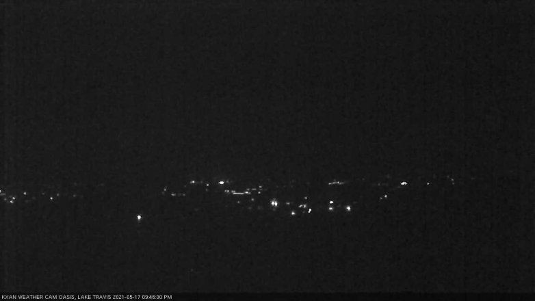 Lake Travis webcam, May 17, 2021 9:45 PM CT
