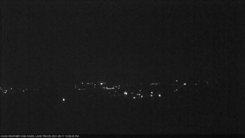 Lake Travis webcam, May 17, 2021 10:00 PM CT