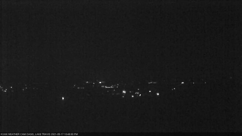 Lake Travis webcam, May 17, 2021 10:45 PM CT