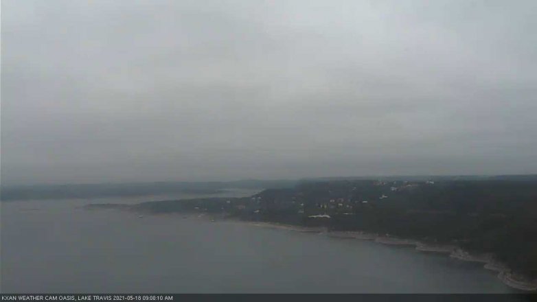 Lake Travis webcam, May 18, 2021 9:00 AM CT