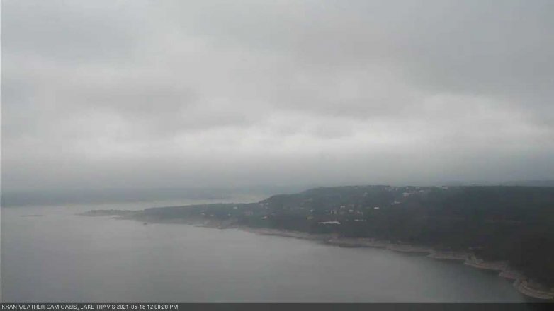 Lake Travis webcam, May 18, 2021 12:00 PM CT