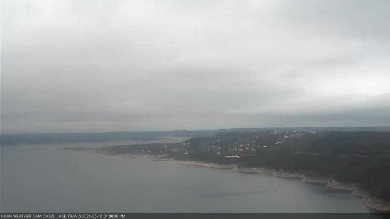 Lake Travis webcam, May 18, 2021 1:00 PM CT